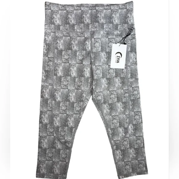 NEW Zyia 6680 flint full grain light n tight hi-rise Capri RC size 8-10 NWT - Picture 11 of 11